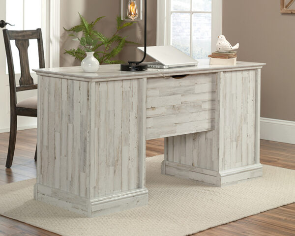 Sauder Barrister Lane® Home Office Executive Desk in White Plank - Image 3