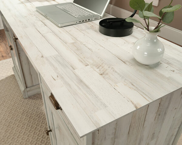 Sauder Barrister Lane® Home Office Executive Desk in White Plank - Image 5