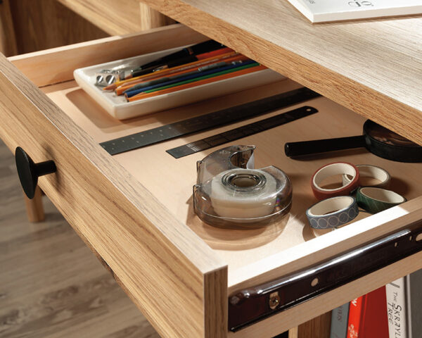 Sauder Dover Edge™ Home Office Computer Desk in Timber Oak - Image 4
