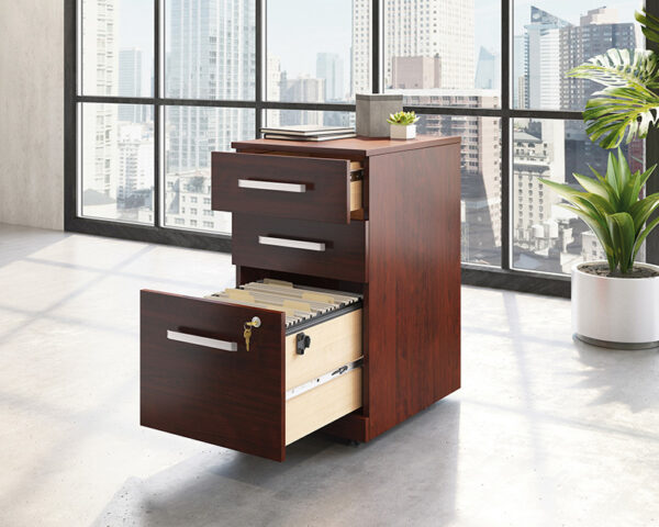 Commercial 3-Drawer Pedestal File Cabinet - Image 2