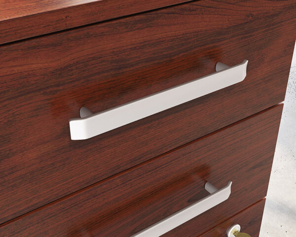 Commercial 3-Drawer Pedestal File Cabinet - Image 5