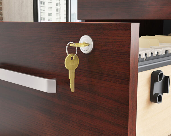 Commercial 2-Drawer Pedestal File Cabinet - Image 4