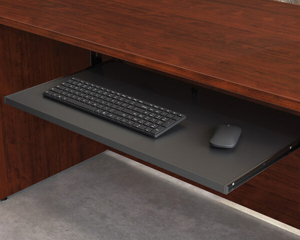 Underdesk Pullout Keyboard Shelf in Black