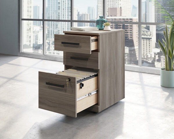 Commercial 3-Drawer Pedestal File Cabinet - Image 2
