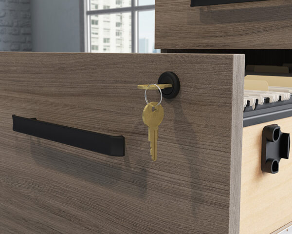 Commercial 3-Drawer Pedestal File Cabinet - Image 5