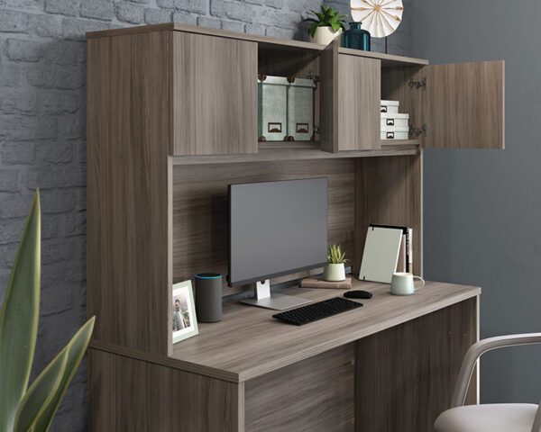 60" Desktop Hutch in Hudson Elm - Image 2
