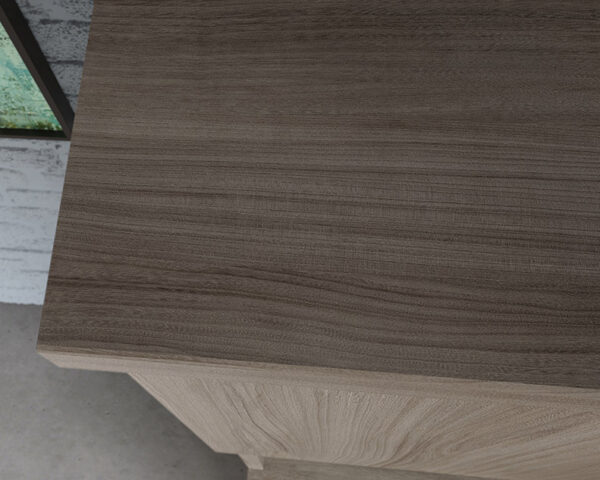 60" Desktop Hutch in Hudson Elm - Image 3