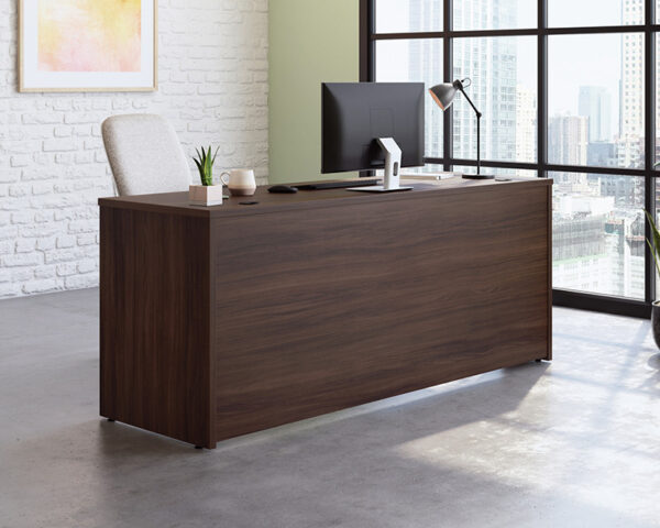 72" x 24" Commercial Desk in Noble Elm - Image 2