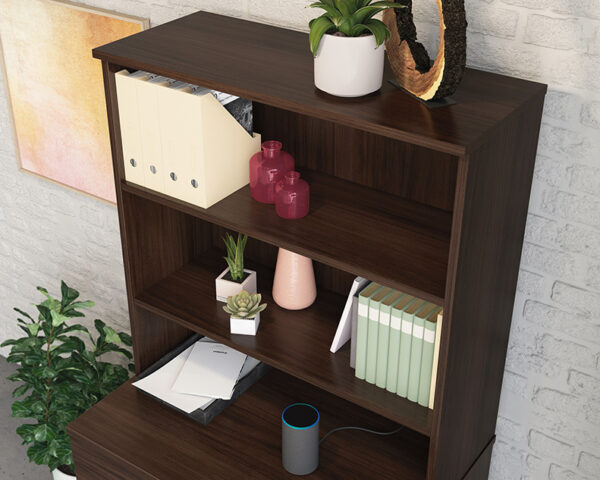 2-Shelf Hutch for Cabinet in Noble Elm - Image 3