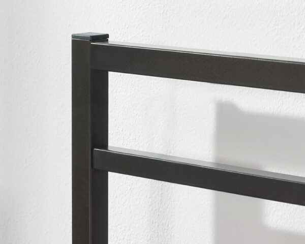 Twin Platform Bed with Headboard in Bronze - Image 2