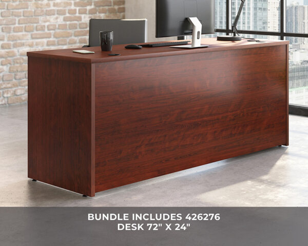 72" x 24" 2-File Single Ped Desk - Image 2