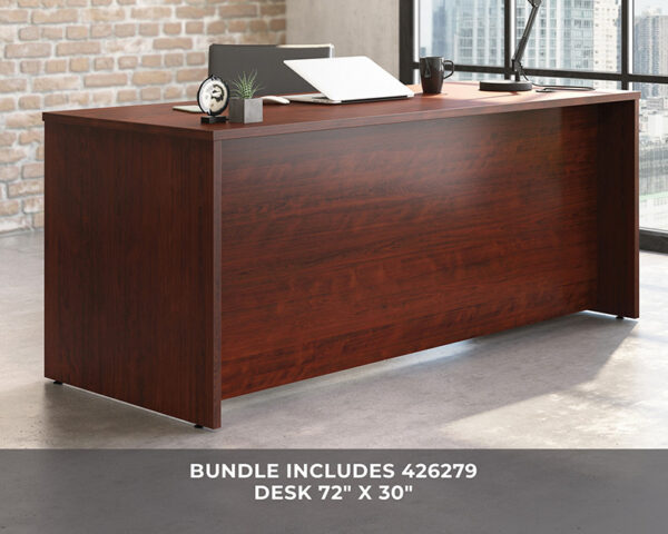 72" x 30" 2-File Double Ped Desk/Lat File - Image 3