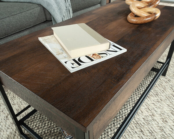 Lift-Top Coffee Table in Barrel Oak - Image 4