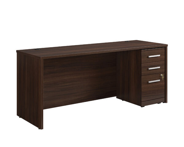 72" x 24" 1-File Single Ped Desk