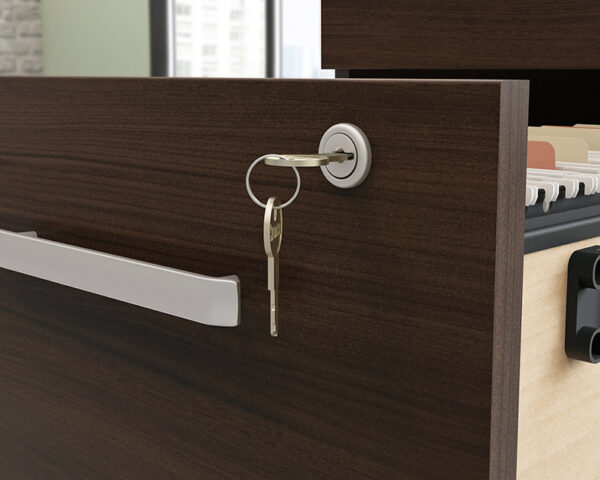 72" x 24" 2-File Single Ped Desk - Image 5