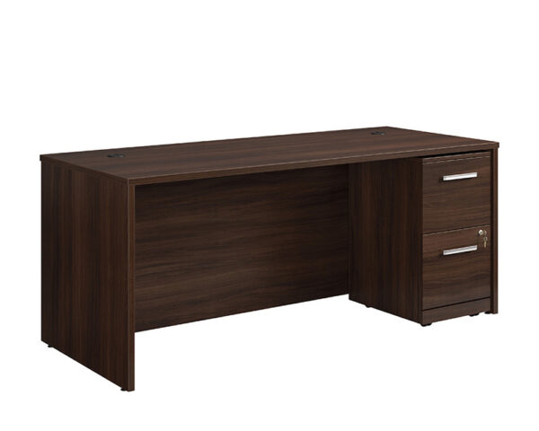 72" x 30" 2-File Single Ped Desk