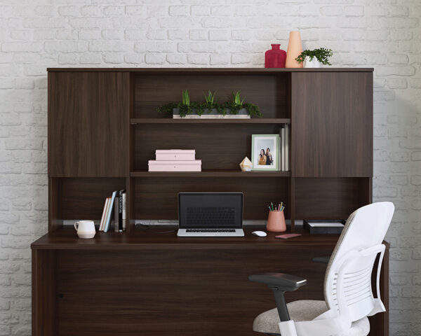 72" x 30" Desk With Hutch - Image 4