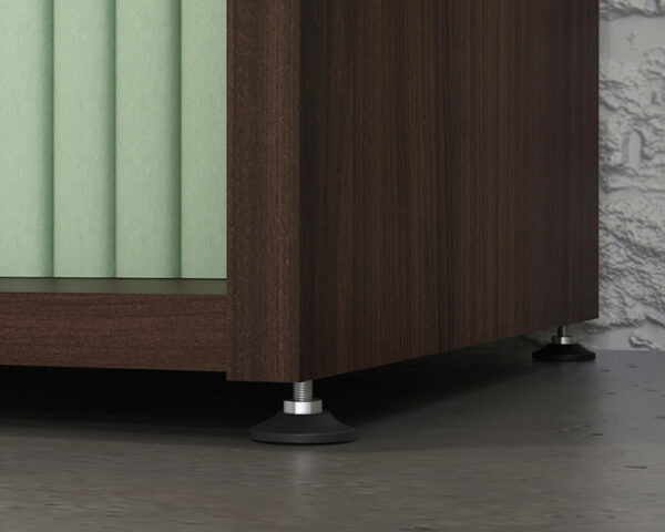 2-Shelf Commercial Bookcase in Noble Elm - Image 4