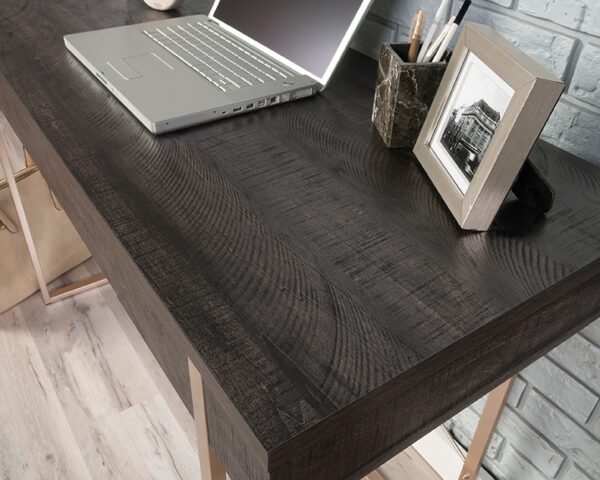 Wood & Metal Writing Desk in Blade Walnut - Image 4