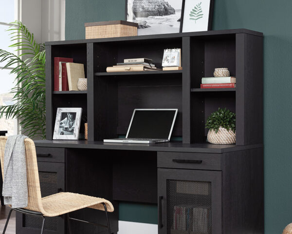 Desktop Hutch Organizer in Raven Oak