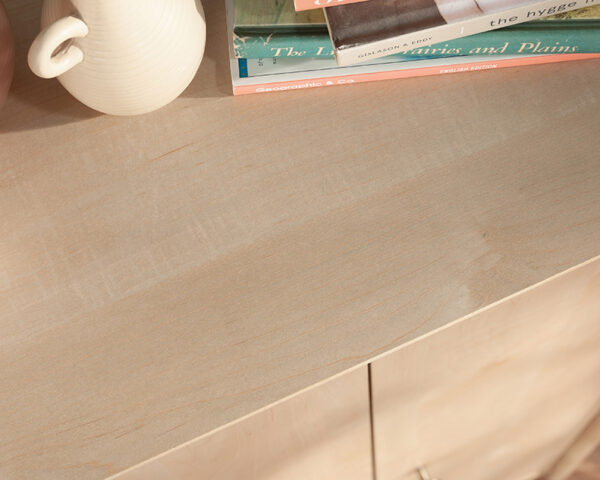 Two-Door Storage Cabinet in Natural Maple - Image 3