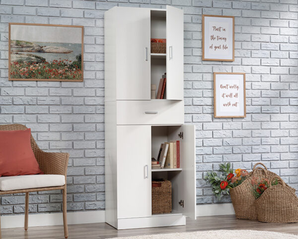 Contemporary Storage Cabinet with Drawer - Image 2