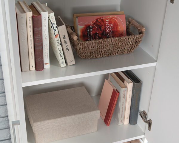 Contemporary Storage Cabinet with Drawer - Image 4