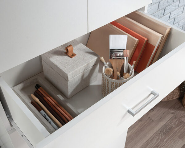 Contemporary Storage Cabinet with Drawer - Image 5