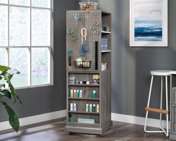 Craft Tower Organizer Cabinet in Mystic Oak - Image 3
