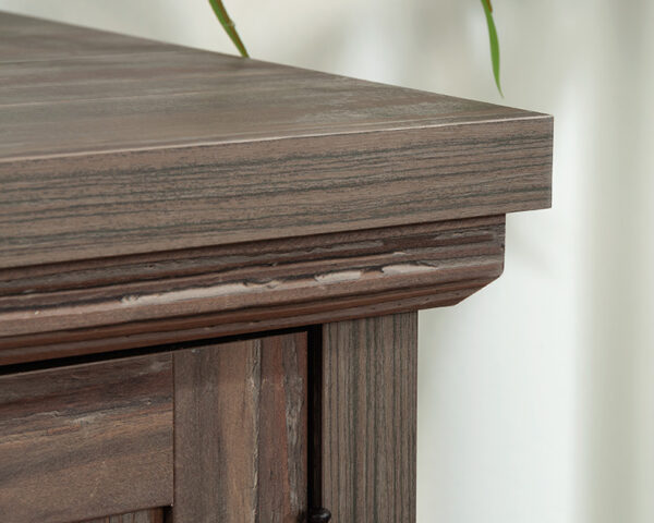 Double Ped Desk with Drawer in Pebble Pine - Image 3