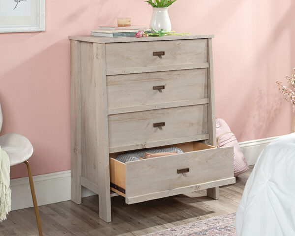 4-Drawer Bedroom Chest in Chalked Chestnut - Image 2
