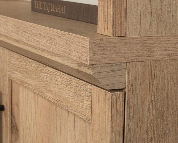 5-Shelf Library Bookcase in Prime Oak - Image 5