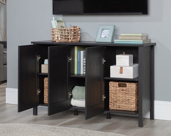 3-Door Storage Cabinet in Raven Oak - Image 3
