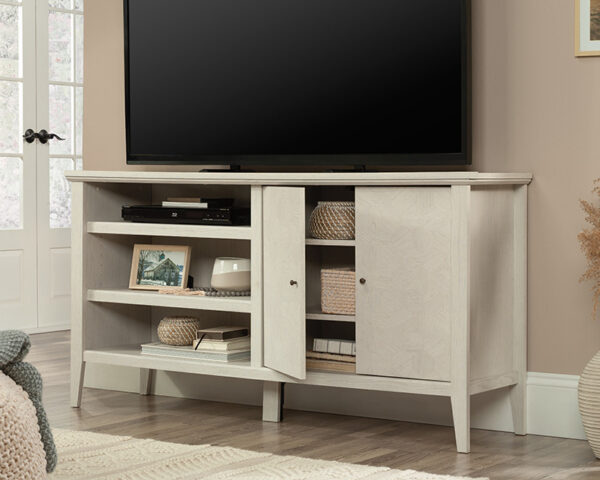 TV Credenza with Doors in Glacier Oak - Image 2