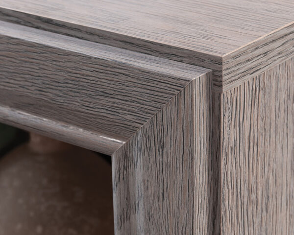L-Shaped Desk with File Drawer in Ashen Oak - Image 4