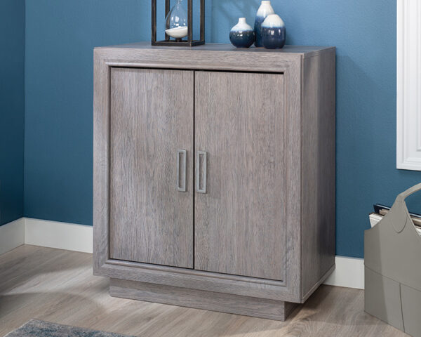 2-Door Office Storage Cabinet in Ashen Oak