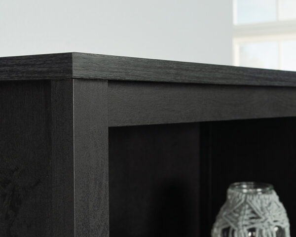 5-Shelf Bookcase with Doors in Raven Oak - Image 4