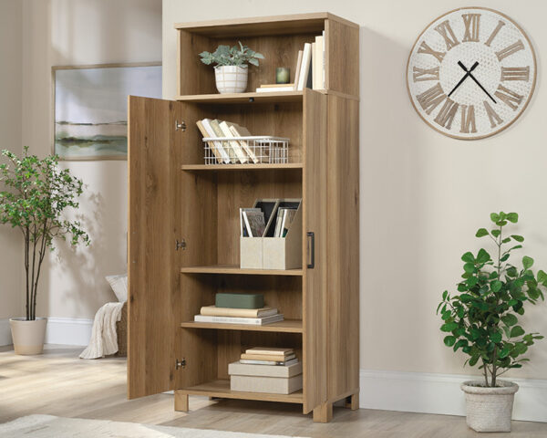 Storage Cabinet with Doors in Timber Oak - Image 2