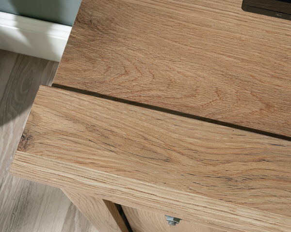 TV Credenza with Sliding Doors in Timber Oak - Image 4