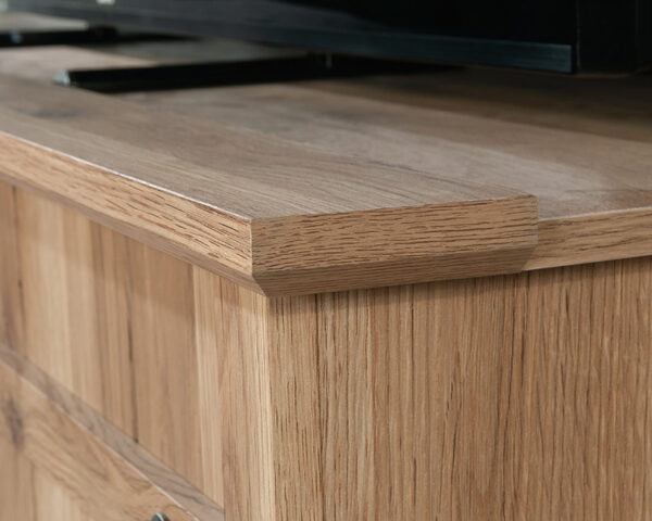 TV Credenza with Sliding Doors in Timber Oak - Image 5