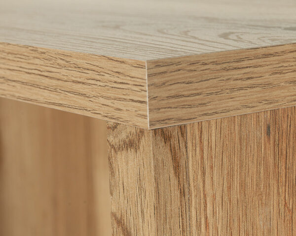 5-Shelf Bookcase with Doors in Timber Oak - Image 4